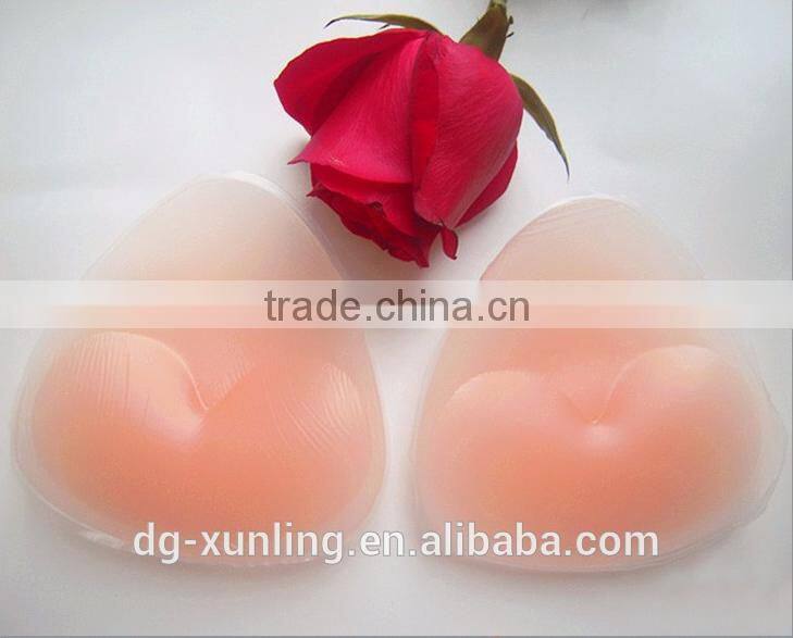 Promotion top sale clear silicone nipple bra inserts