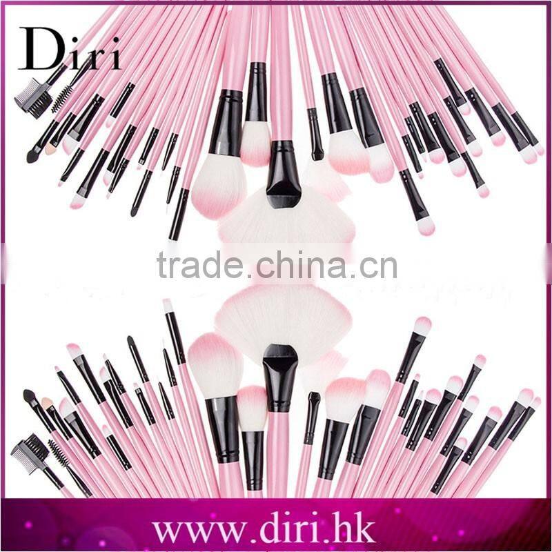 32 PCS Makeup Brush Set With Pouch Cheap Price Brush Sets Pink Handle 32pieces brushes