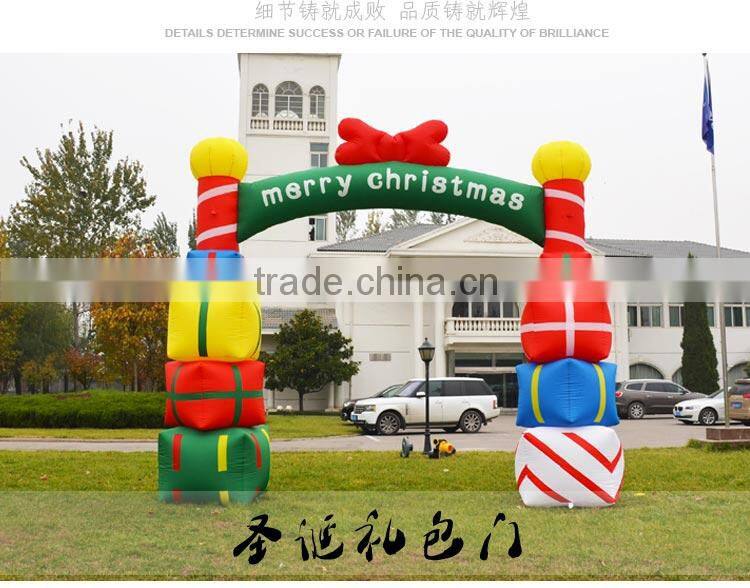 Decorative inflatable Christmas arches for Christmas decoration
