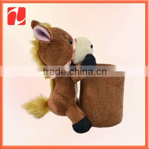 Soft Plush Donkey Pen Holder for Pencil /Stationery /Mobile Phone