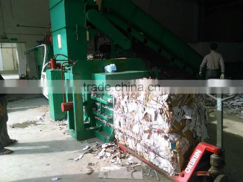 Factory direct sale Hydraulic cotton baler /waste paper baling press machine