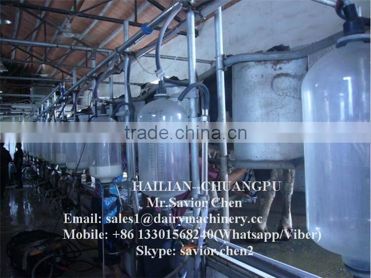 Cow Farm Equipment Milking Hall , Milking Parlor System HL-G1