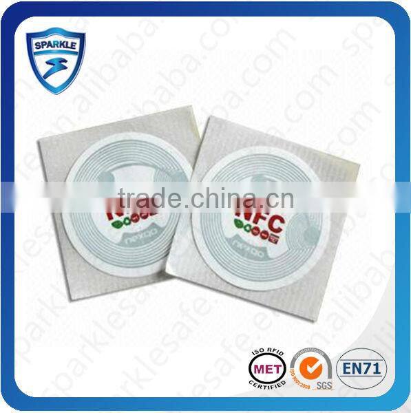 Hot sell waterproof 13.56mhz nfc qr code stickers