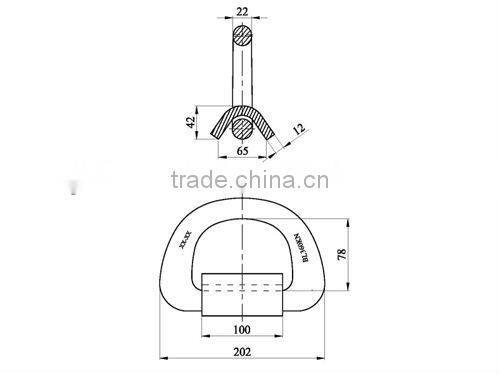 Container items D type ring D clamp