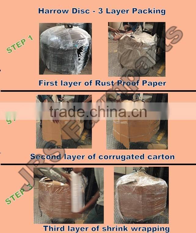 Plain harrow disc with hexagon hole with carbon steel