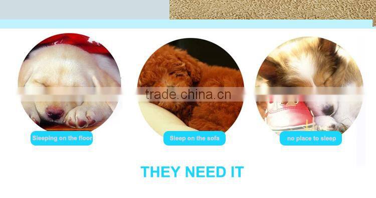 pet accessories wholesale short plush novelty leopard print luxury dog bed