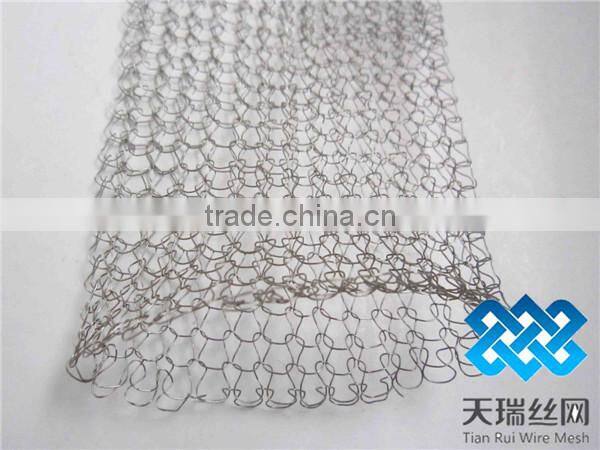 knitted high quality shade net/knitted wire mesh for exhaust systems