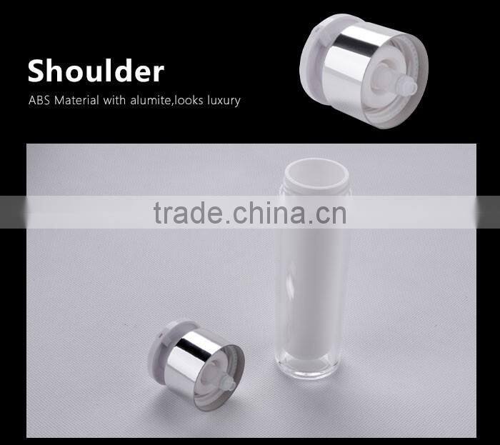 Empty luxury ABS plastic cosmetic lotion pump bottle