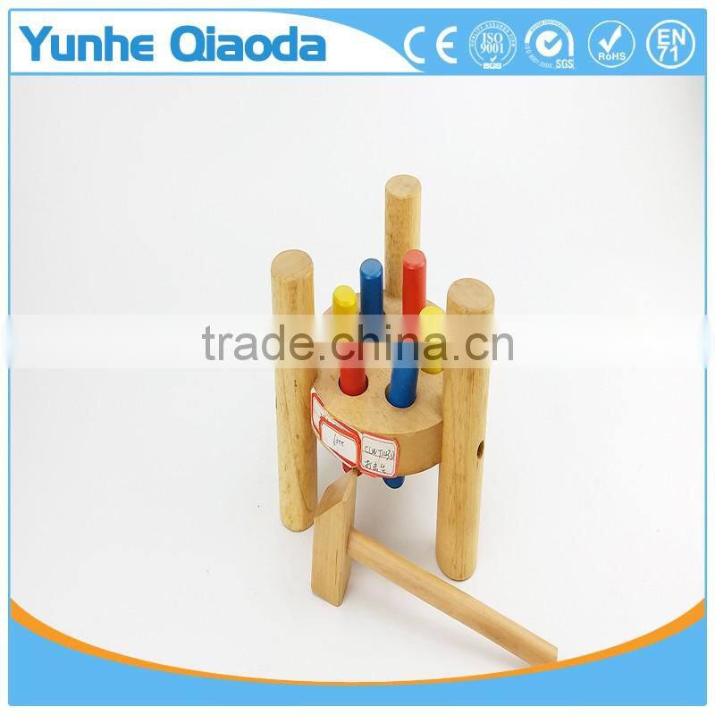 Christmas Thanksgiving Gifts Classic Toddler Game Wooden Hammer Toy Pound-A-Peg Pounding Bench Early Explorer