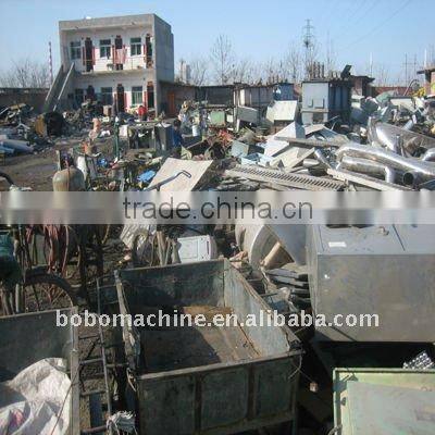 Horizontal scrap car shredding machine