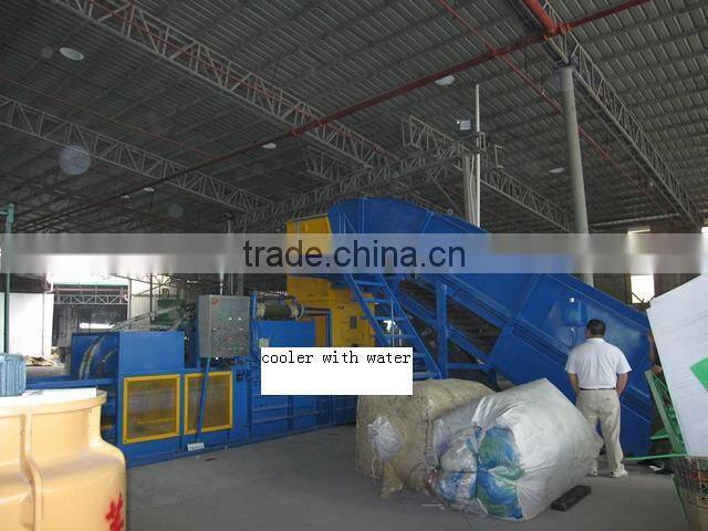 Hydraulic Round Vertical Plastic PET PVC PP ABS Extractor Dewatering Machine