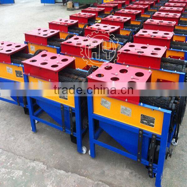 Ccorn thresher machine with peeler