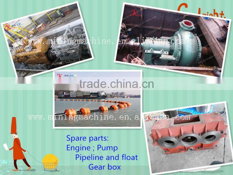 Water flow 3200m3/h,new type machinery gold dredger for sale