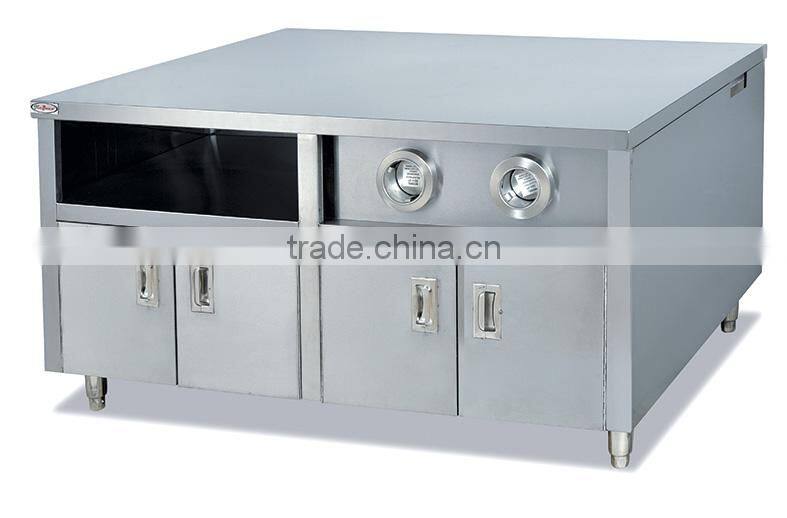 Stainless Steel Kitchen Work table with cup dispenser