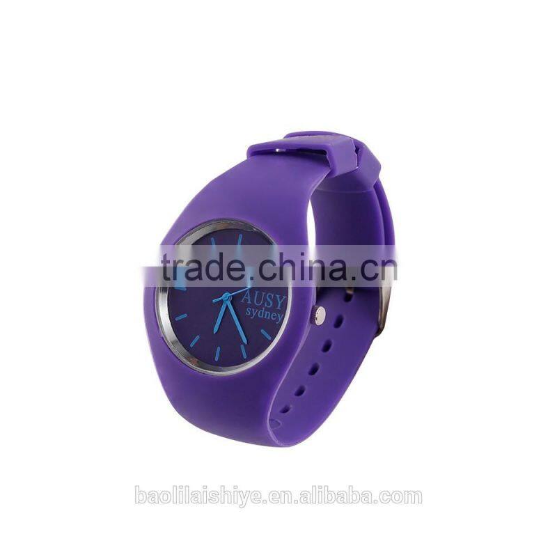 fashion silicone rubber wristwatch jelly silicone wristwatch unisex wristwatch