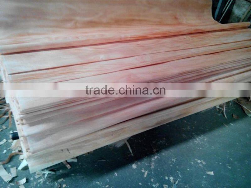 Wells Grade a b c No pin dots 0.3mm 4'x8' natural okoume face Veneer