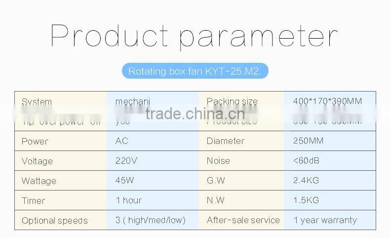 10-inch Slimline Space-Saver Personal Desk Table Box Fan