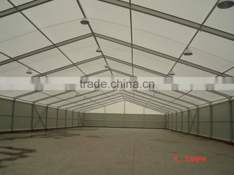 Tall PVC roof tent for storage warehouse low price