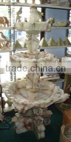 DECORATIVE ONYX FOUNTAINS