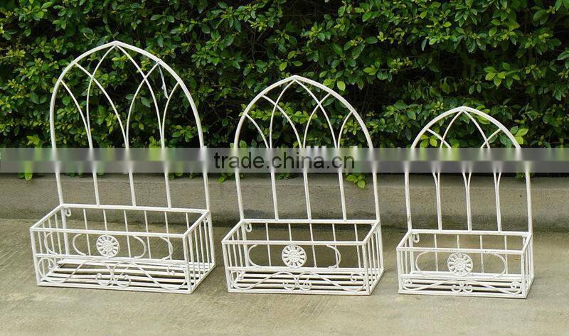 decorative wire metal wall storage basket