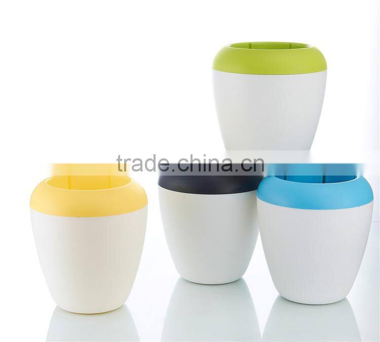 Plastic Oval Shape Flower Pots Without Pallet