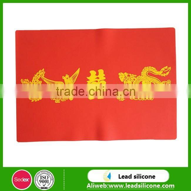 SEDEX4P ISO9001 Certificate Heat Resistant Silicone Fridge Mat Customized Logo Silicone Beer Mat Silicone Fridge Mat