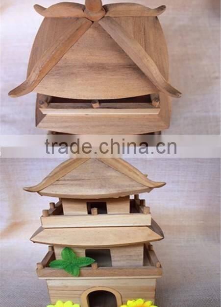 Unfinished tower wood house toy kids wood toys modular houses wood toys for sale