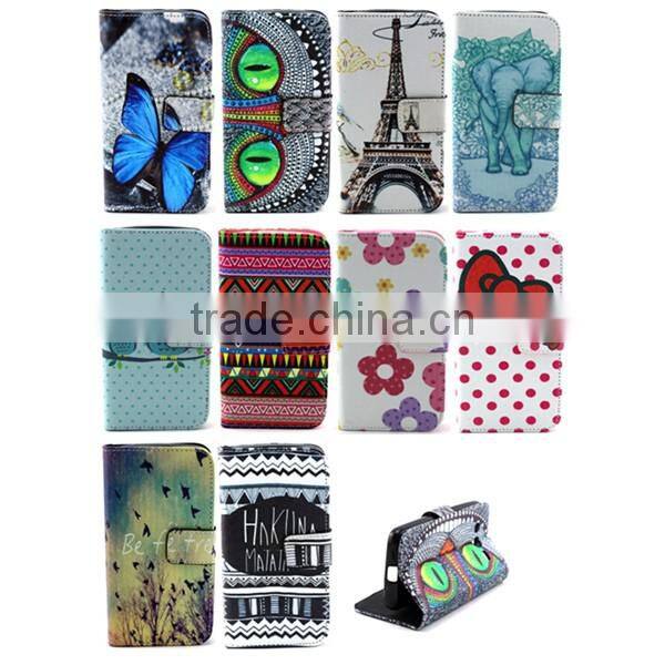 Cute Cartoon PU Leather Flip Book Stand Wallet Cover Case For Samsung Galaxy 9300