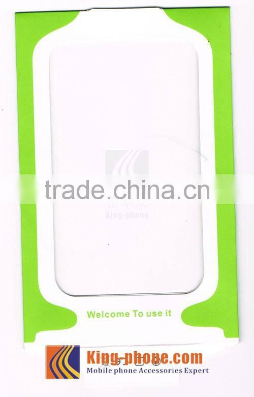 Attractive beautiful color paper packaging box for cell phone case, custom packaging box