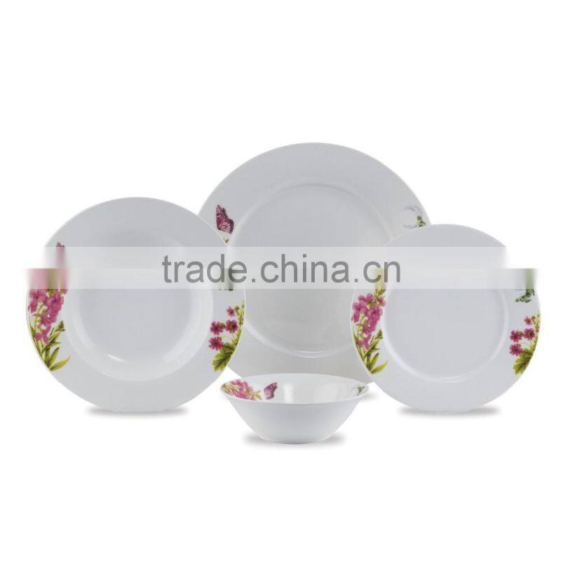 Fine porcelain 12pcs/16pcs/24pcsdinner set ceramics dinnerware