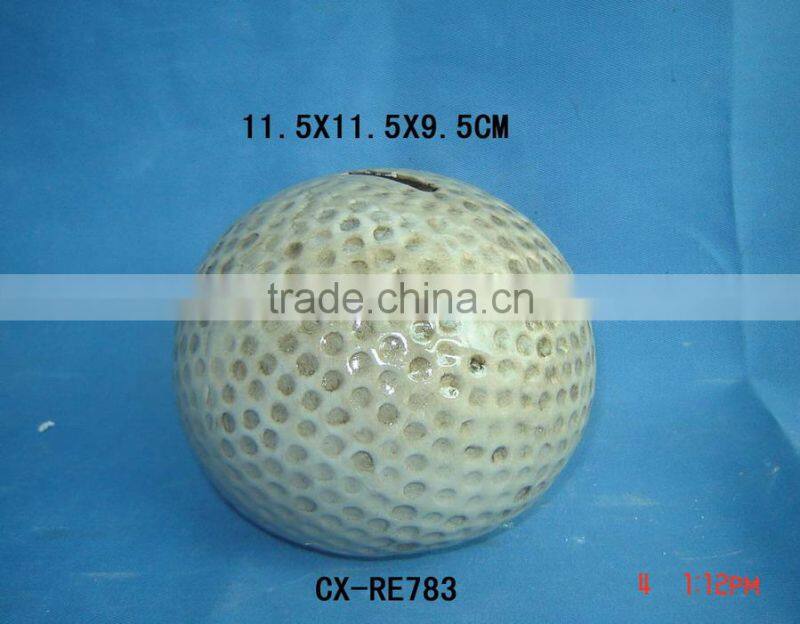 Ceramic Hop Selling Coin Saving Bank Toys, Animal Desgin Coin Bank with Sound