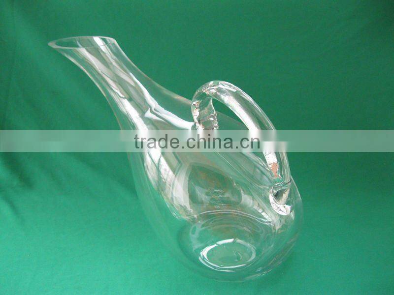 man blown glass wine decanter,wine bottle