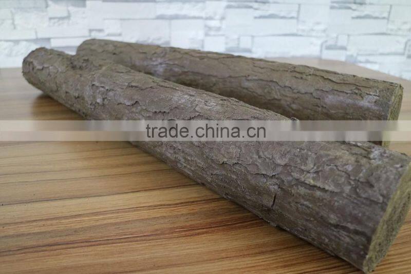 Decorative log display log for window