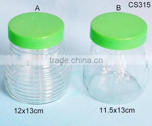 cheap large capacity pear-shaped glass jam hot sauce jar