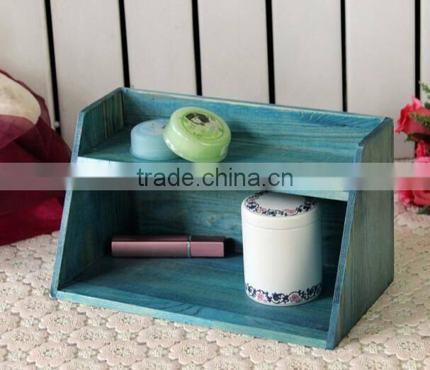 aircraft finishing Wood shelving racks Storage Rack on Office Desktop