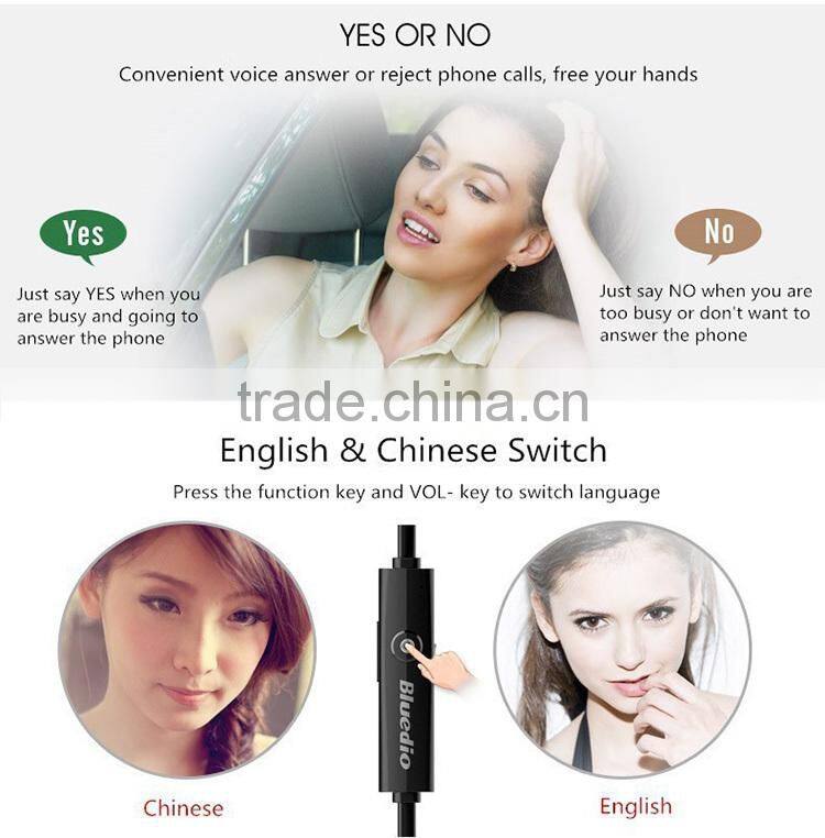 Bluedio N2 Bluetooth Headset HIFI Sport Stereo Earphones with Mic Headphone Multi-point Handsfree for iPhone Samsung LG HTC New