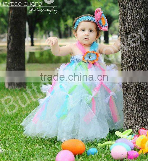 Handmade flower girl dresses party dresses