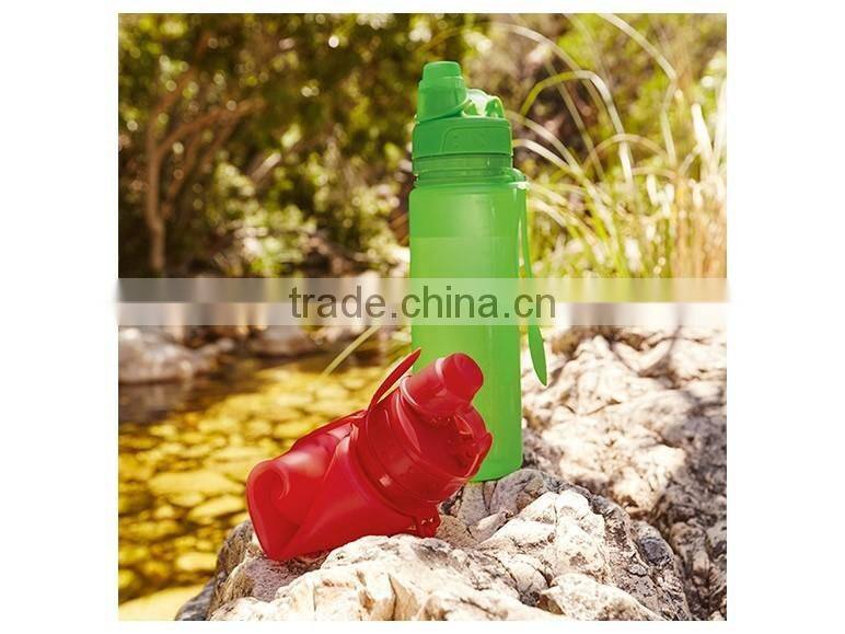 BPA free foldable silicone sport bottle