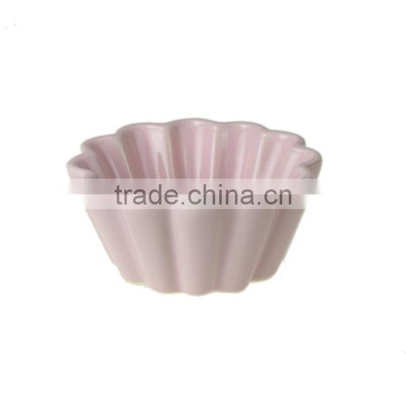 3.5" colorful customized ceramic egg tart