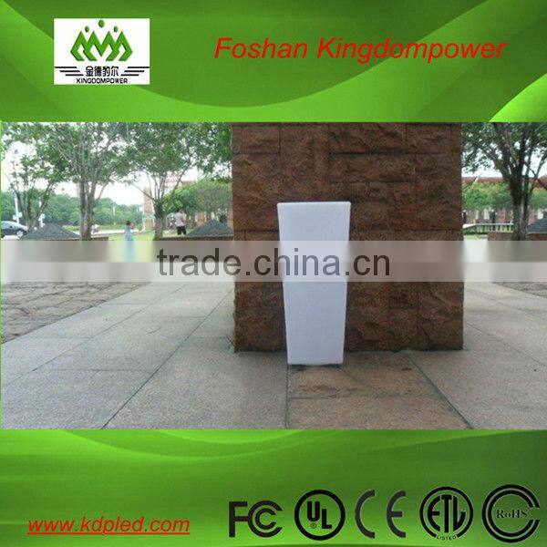 Garden decoration plastic illuminated led operating ice bucket