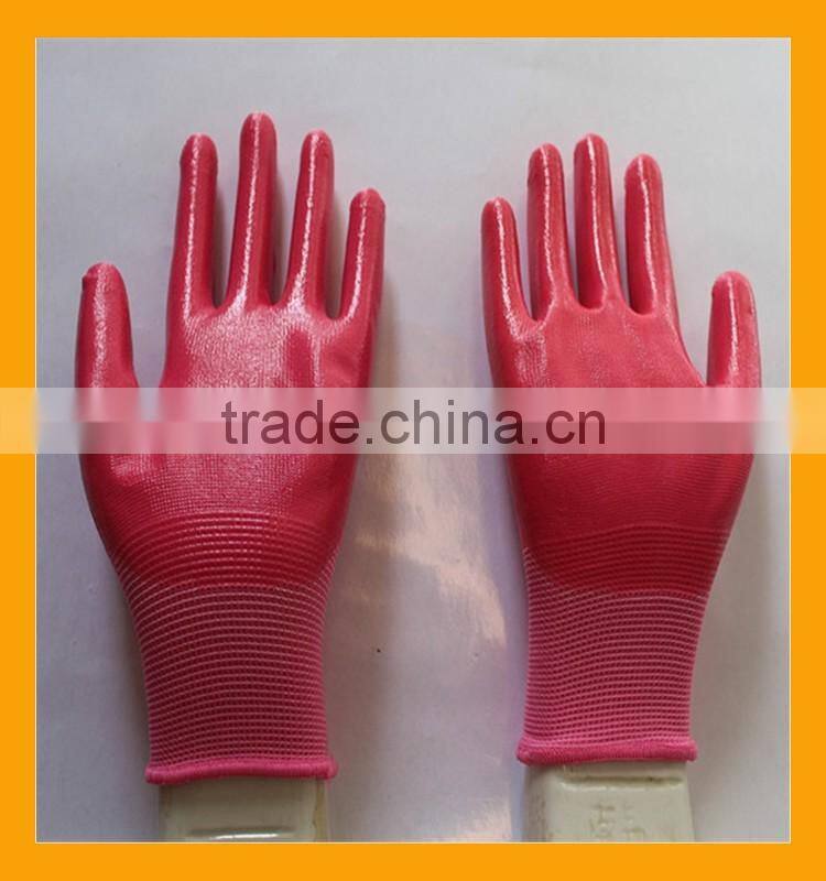 Competitive Price Oil Free Nitrile Coated Safety Gloves