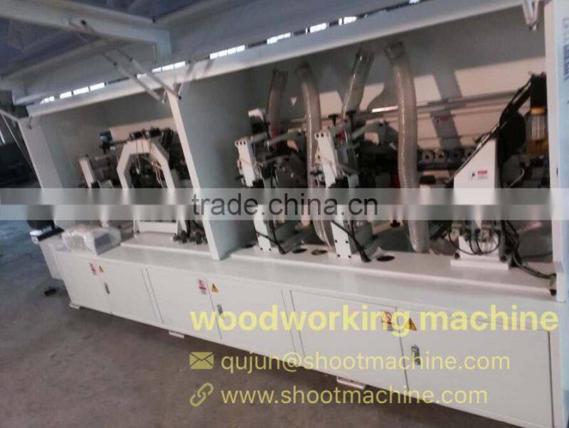 Applies the full-automatic edge banding machine (corner rounding function) SH450D with Panel width >=80