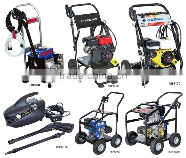 CE certificate 6.5HP gasoline high pressure drain cleaning machine high pressure washer