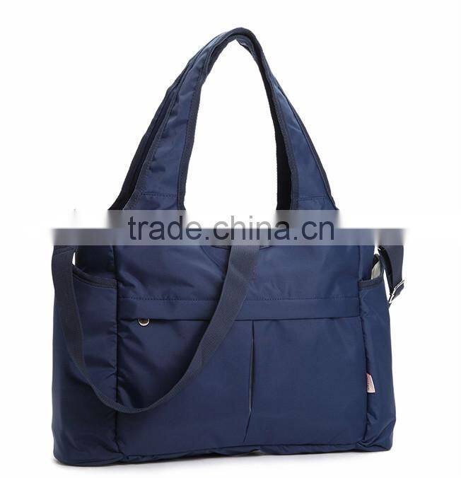 Folding 3pcs set nylon diaper bag for baby