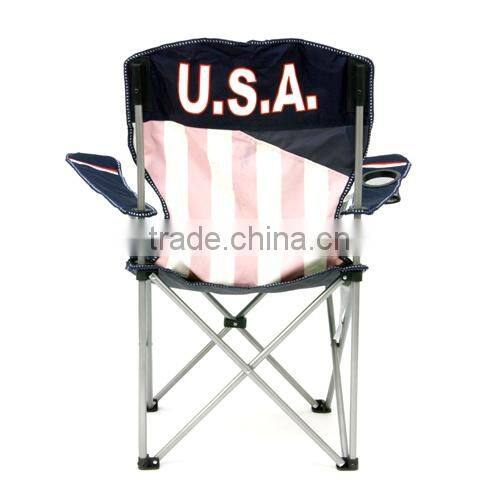 Beach Folding Chair With Flag