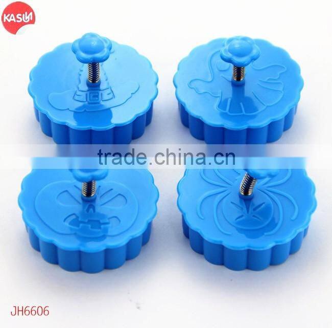 JH6606 Plastic Hand Press Cookie Cutter