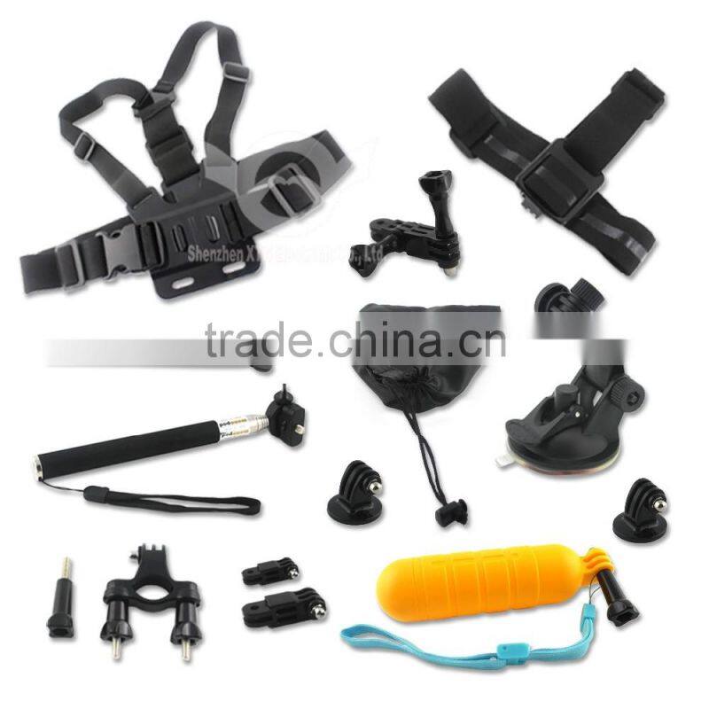 2016 hot selling cheap products kit used for gopros heros 4 bundle of accessories