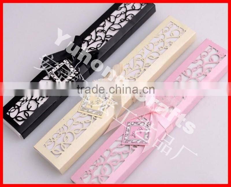 Wedding fan paper box for promotion