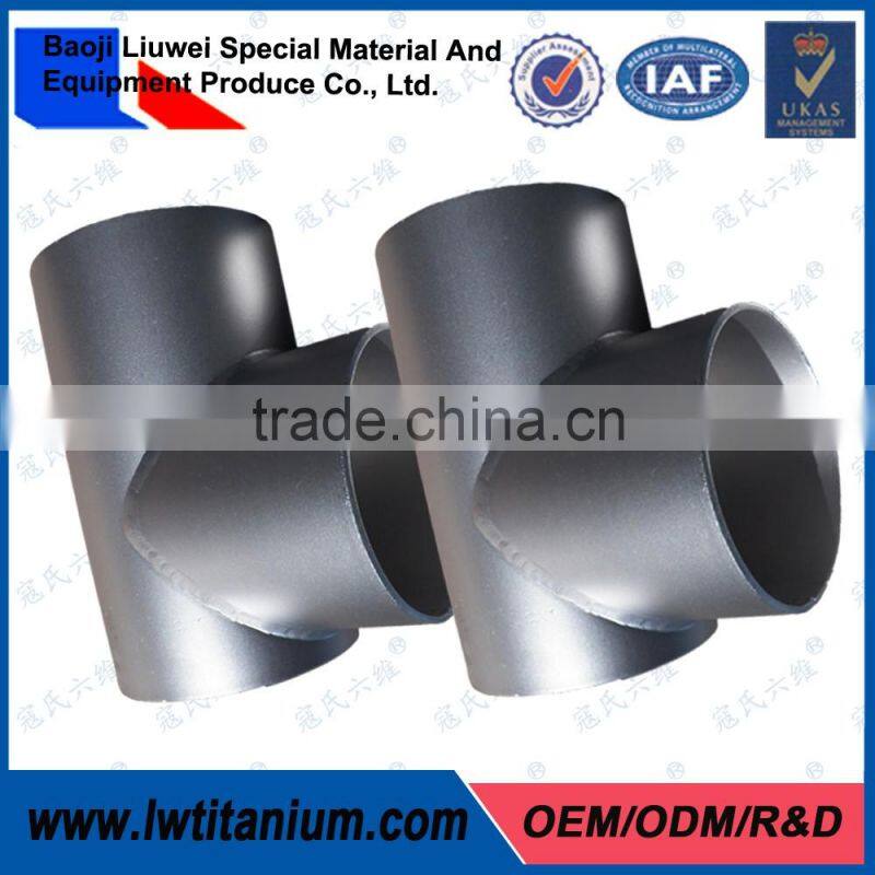 High Quality Industry Titanium Reducing Tee on one Run