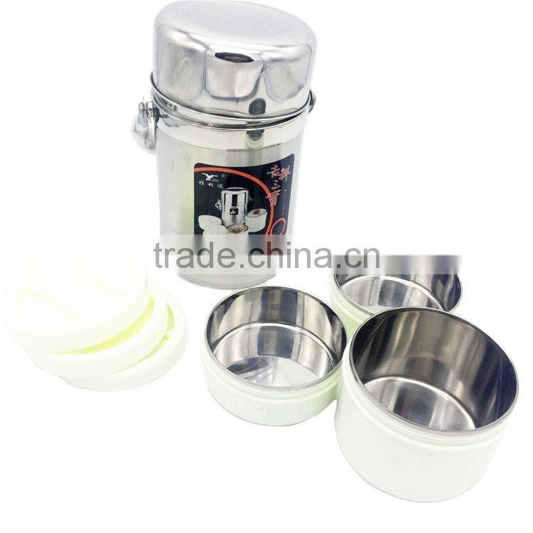 Anti-aging stainless steel FDA & LFGB free lunch box food thermo container